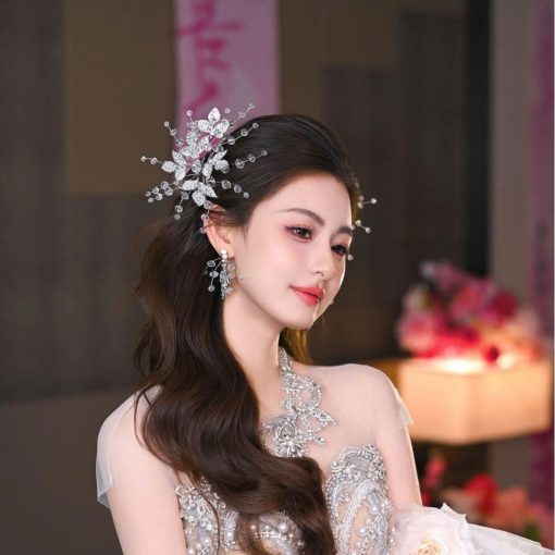 Băng Đô Lá Thiếc Đính Đá Mix Phale - Hình ảnh 4