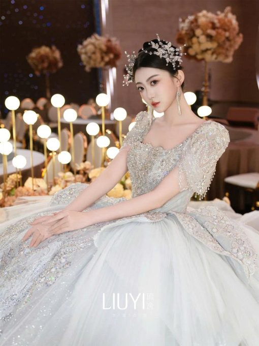 Băng Đô Lá Thiếc Đính Đá Mix Phale - Hình ảnh 6