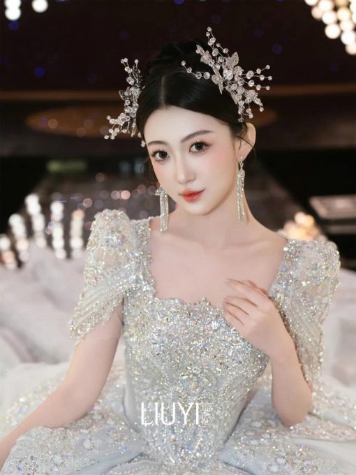 Băng Đô Lá Thiếc Đính Đá Mix Phale - Hình ảnh 7