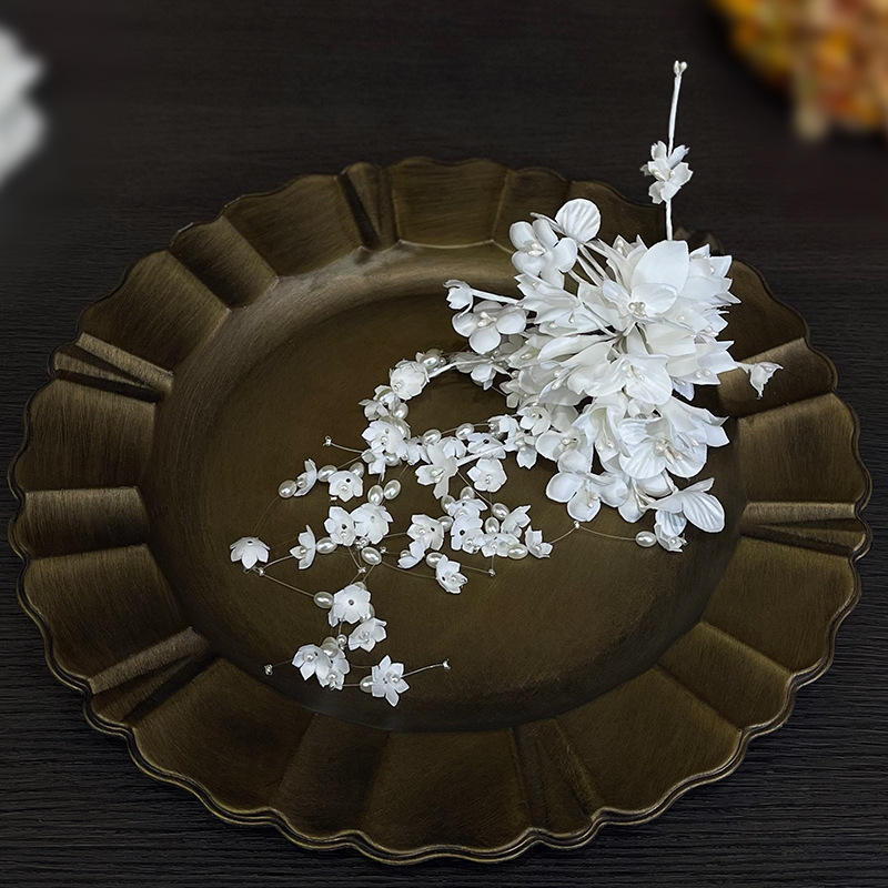 Cài Hoa Nhí Tua Rua - Trắng Kem - Hình ảnh 3