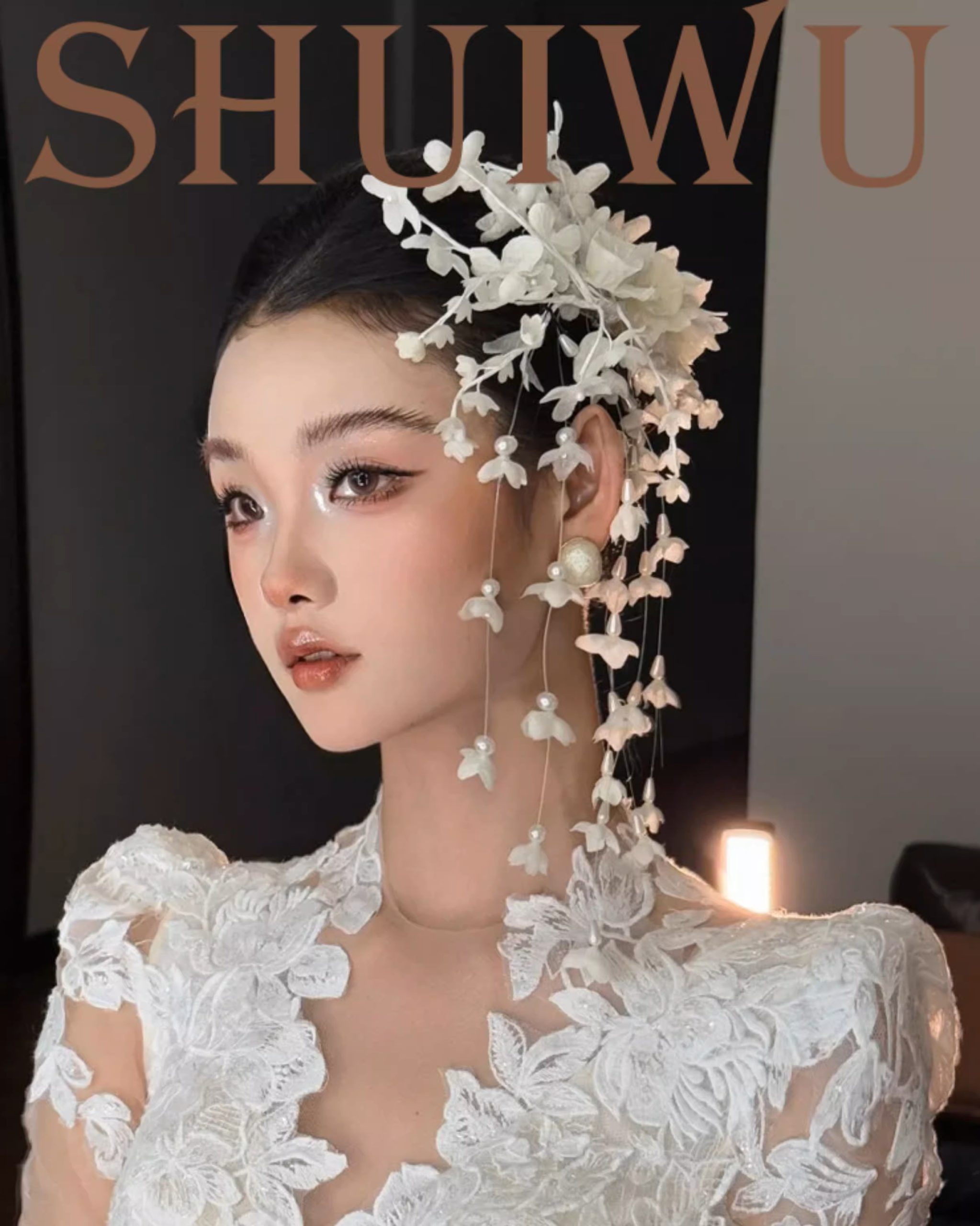 Cài Hoa Nhí Tua Rua - Trắng Kem - Hình ảnh 7