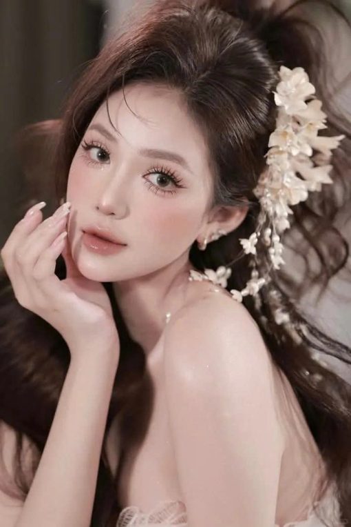 Cài Hoa Nhí Tua Rua - Trắng Kem - Hình ảnh 4
