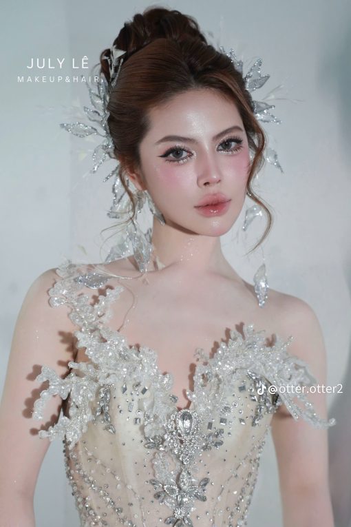 Cài Lá Nhũ Mix Lông Vũ 3 Món - - Hình ảnh 9