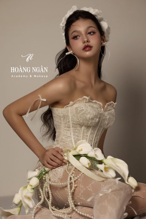 Hoa Cầm Tay Cô Dâu Phụ KIện Chụp Hình Phụ Kiện Cưới - 1 - Hình ảnh 2
