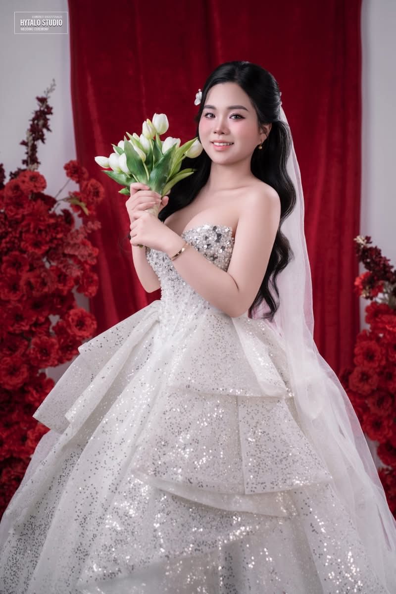 Hoa Cầm Tay Cô Dâu Phụ KIện Chụp Hình Phụ Kiện Cưới - 12 - Hình ảnh 6