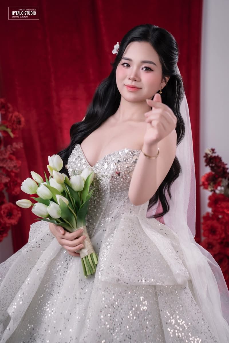 Hoa Cầm Tay Cô Dâu Phụ KIện Chụp Hình Phụ Kiện Cưới - 12 - Hình ảnh 7