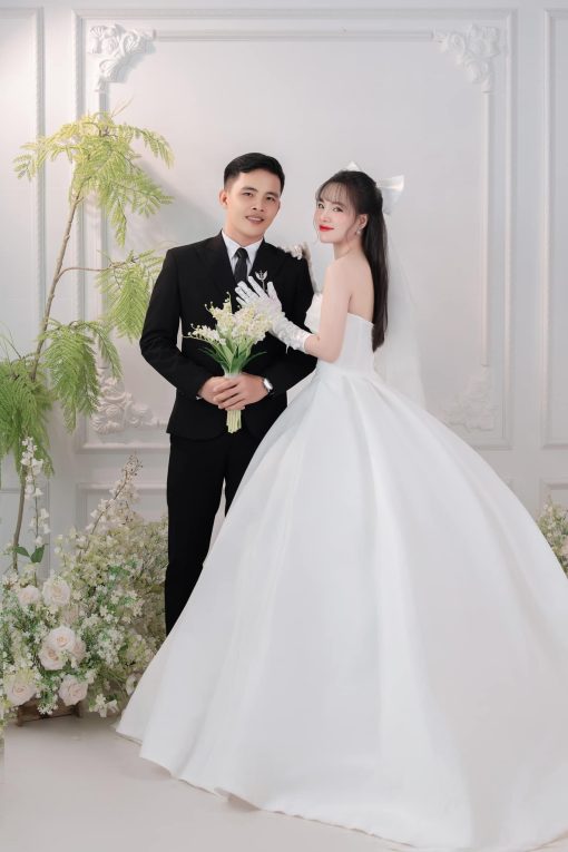 Hoa Cầm Tay Cô Dâu Phụ KIện Chụp Hình Phụ Kiện Cưới - 18-2 - Hình ảnh 4