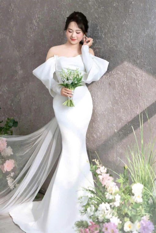 Hoa Cầm Tay Cô Dâu Phụ KIện Chụp Hình Phụ Kiện Cưới - 18-2 - Hình ảnh 6