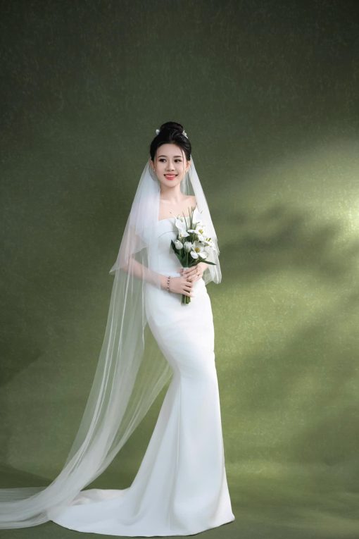 Hoa Cầm Tay Cô Dâu Phụ KIện Chụp Hình Phụ Kiện Cưới - 2 - Hình ảnh 2