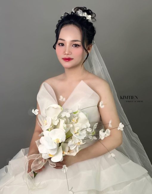 Hoa Cầm Tay Cô Dâu Phụ KIện Chụp Hình Phụ Kiện Cưới - 28 - Hình ảnh 2