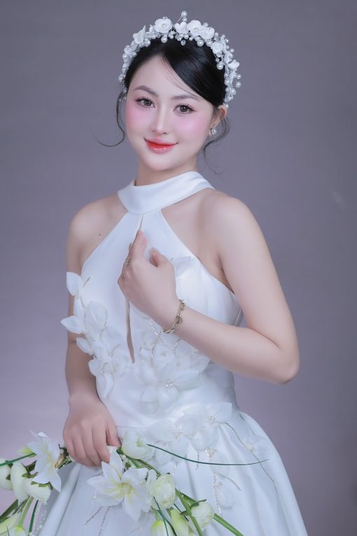 Hoa Cầm Tay Cô Dâu Phụ KIện Chụp Hình Phụ Kiện Cưới - 3 - Hình ảnh 6