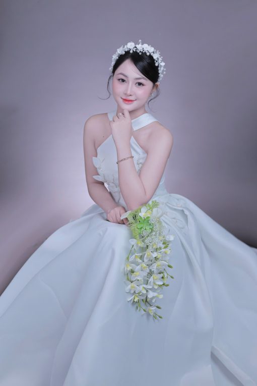 Hoa Cầm Tay Cô Dâu Phụ KIện Chụp Hình Phụ Kiện Cưới - 4 - Hình ảnh 3