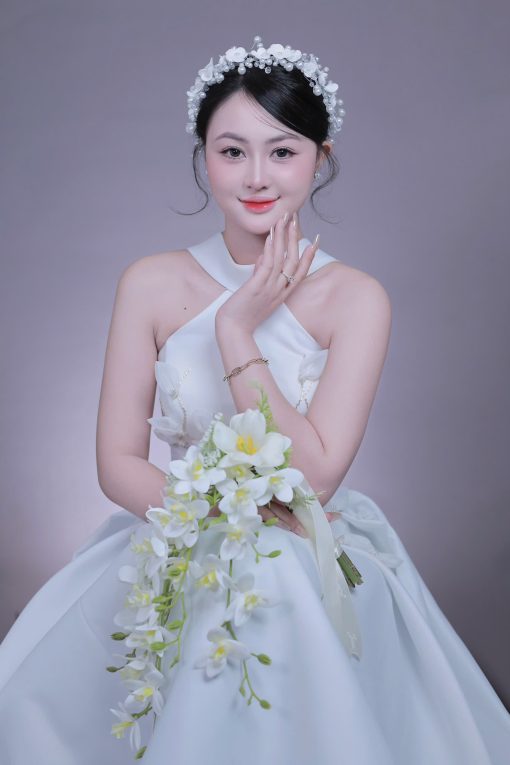Hoa Cầm Tay Cô Dâu Phụ KIện Chụp Hình Phụ Kiện Cưới - 4 - Hình ảnh 4