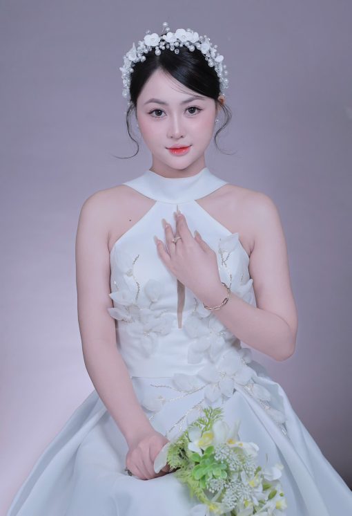 Hoa Cầm Tay Cô Dâu Phụ KIện Chụp Hình Phụ Kiện Cưới - 4 - Hình ảnh 5