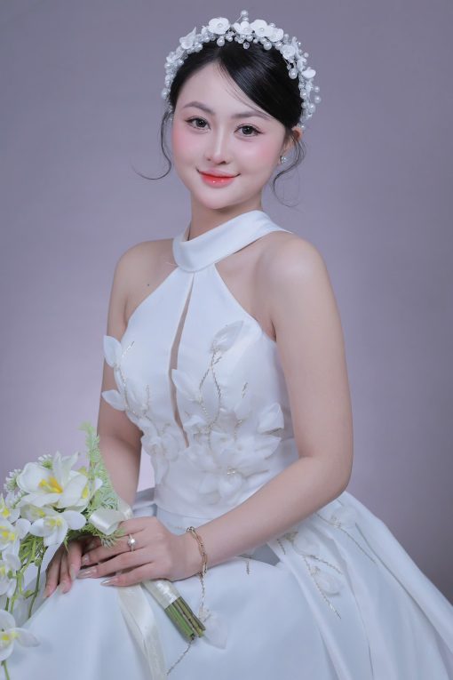 Hoa Cầm Tay Cô Dâu Phụ KIện Chụp Hình Phụ Kiện Cưới - 4 - Hình ảnh 2