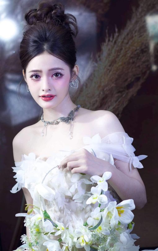 Hoa Cầm Tay Cô Dâu Phụ KIện Chụp Hình Phụ Kiện Cưới - 5 - Hình ảnh 3