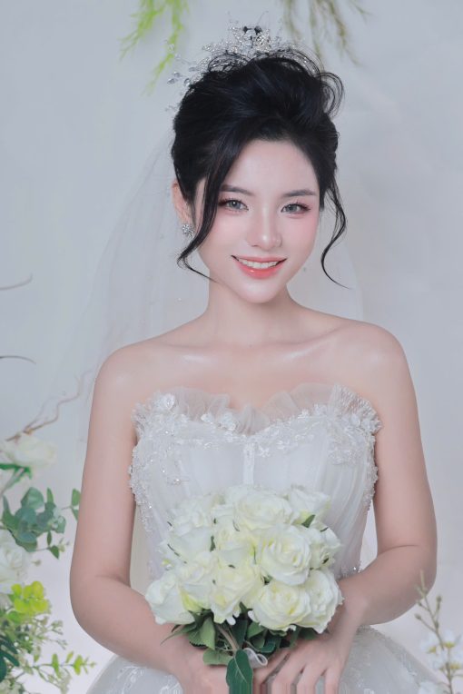 Hoa Cầm Tay Cô Dâu Phụ KIện Chụp Hình Phụ Kiện Cưới - 6 - Hình ảnh 3