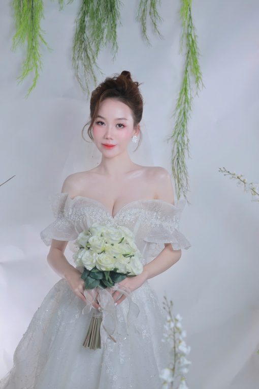Hoa Cầm Tay Cô Dâu Phụ KIện Chụp Hình Phụ Kiện Cưới - 6 - Hình ảnh 4