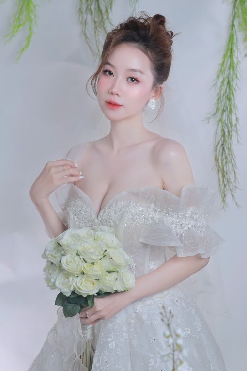 Hoa Cầm Tay Cô Dâu Phụ KIện Chụp Hình Phụ Kiện Cưới - 6 - Hình ảnh 5
