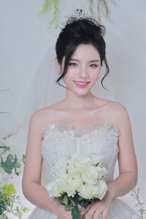 Hoa Cầm Tay Cô Dâu Phụ KIện Chụp Hình Phụ Kiện Cưới - 6 - Hình ảnh 7