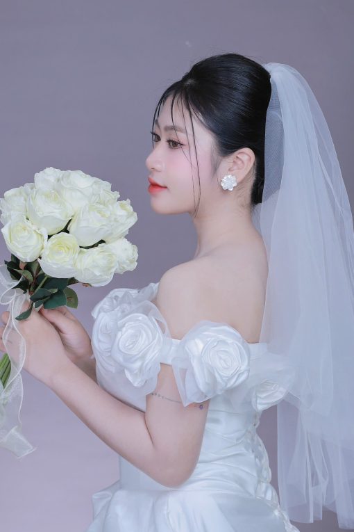 Hoa Cầm Tay Cô Dâu Phụ KIện Chụp Hình Phụ Kiện Cưới - 6 - Hình ảnh 8