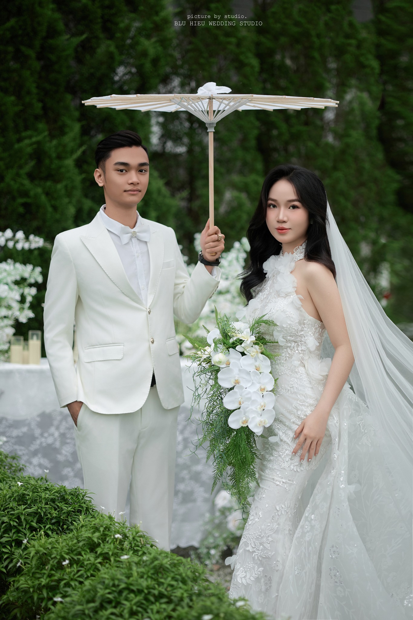 Hoa Cầm Tay Cô Dâu Phụ KIện Chụp Hình Phụ Kiện Cưới - 8 - Hình ảnh 5