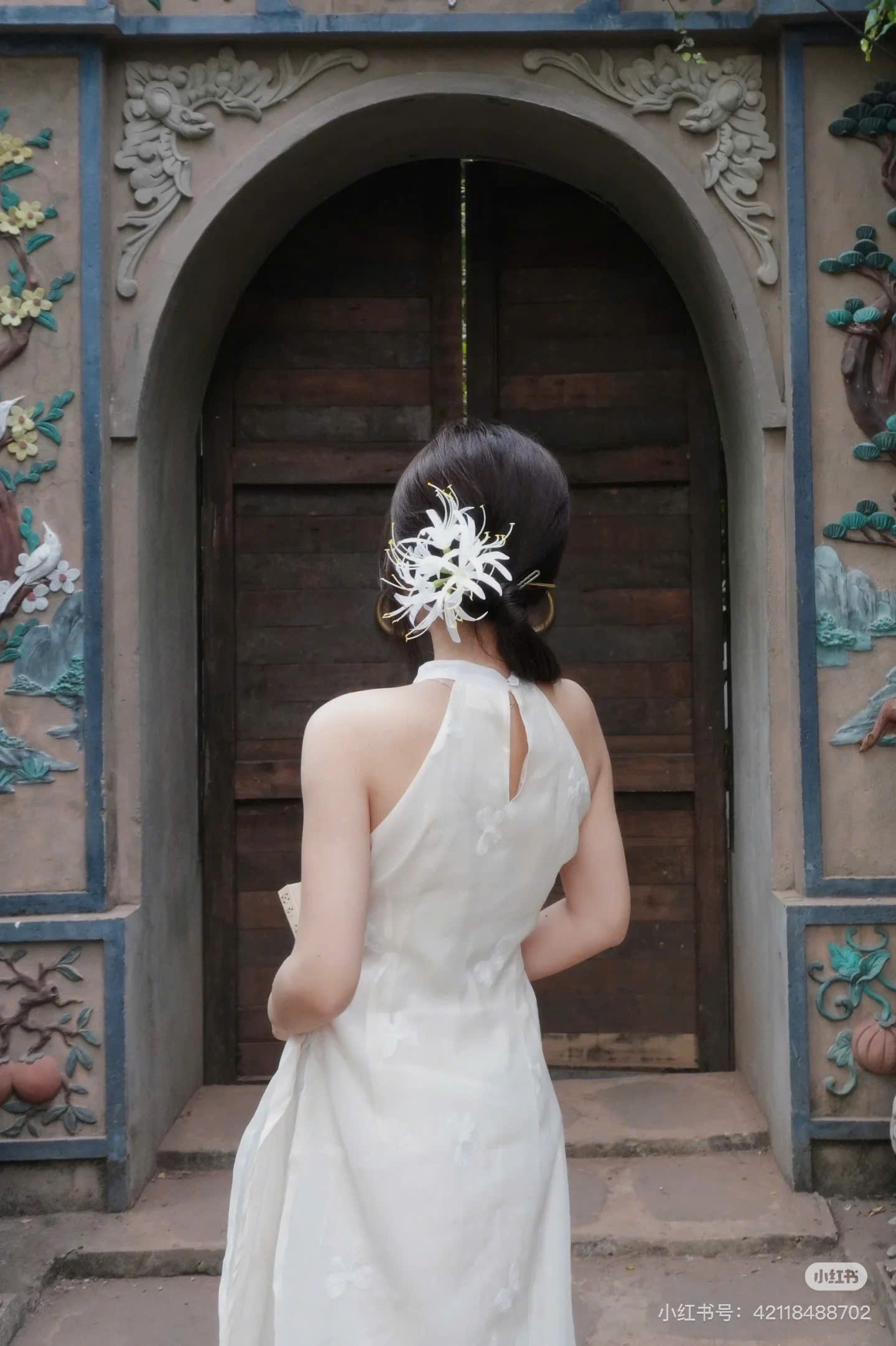 Kẹp Hoa Cài Tóc - bỉ ngạn trắng - Hình ảnh 10