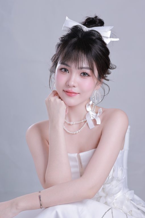 Kẹp Nơ Satin Form Đứng - 1 - Hình ảnh 2