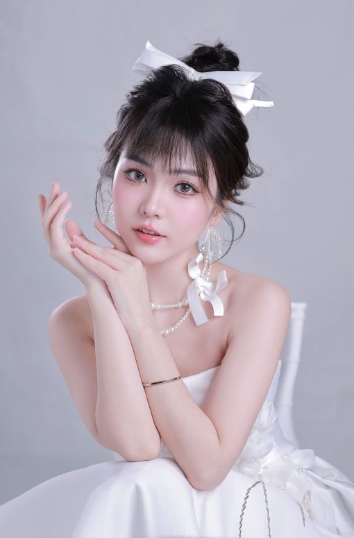 Kẹp Nơ Satin Form Đứng - 1 - Hình ảnh 4