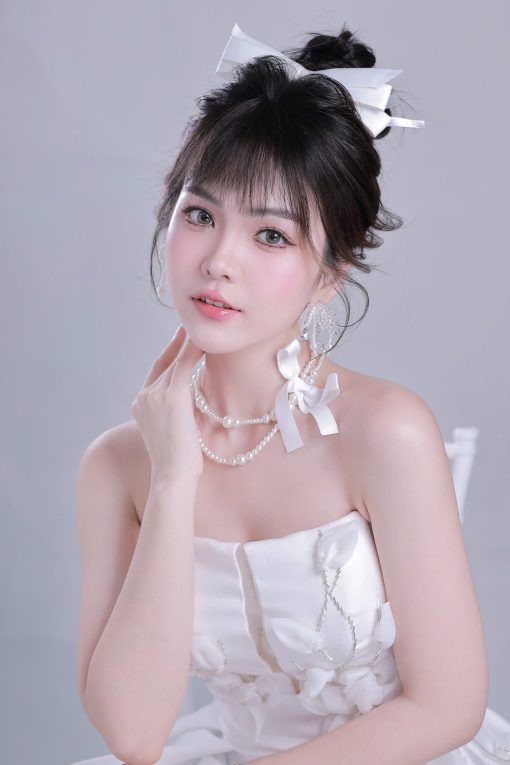 Kẹp Nơ Satin Form Đứng - 1 - Hình ảnh 5