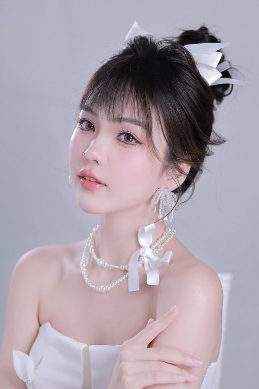 Kẹp Nơ Satin Form Đứng - 1 - Hình ảnh 6