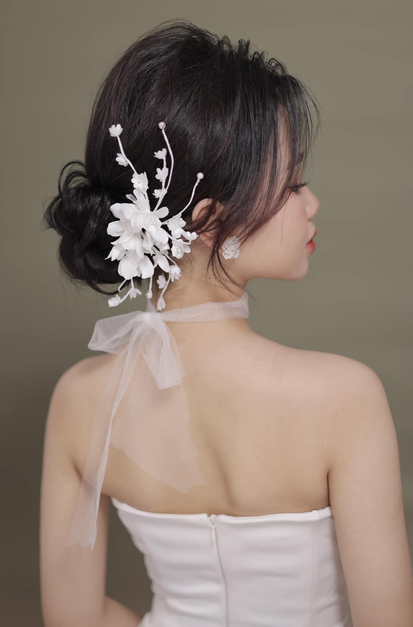 Set Cài Hoa 3 Món - Trắng - Hình ảnh 6