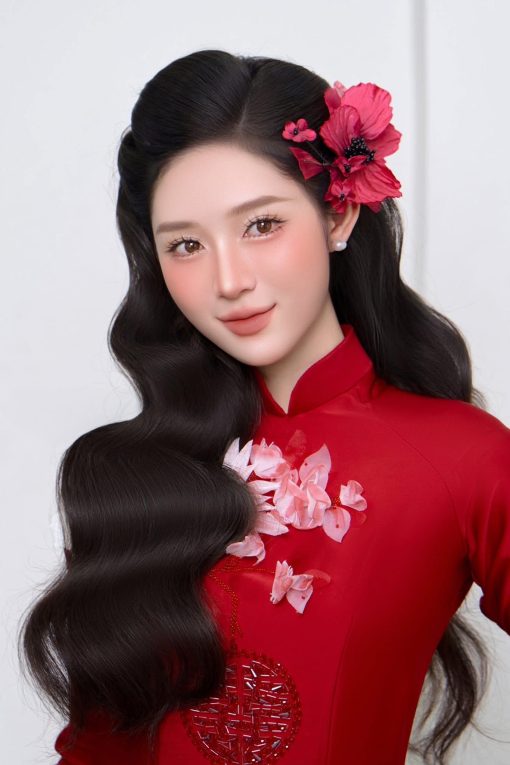 Set Hoa Voan Đỏ - - Hình ảnh 2