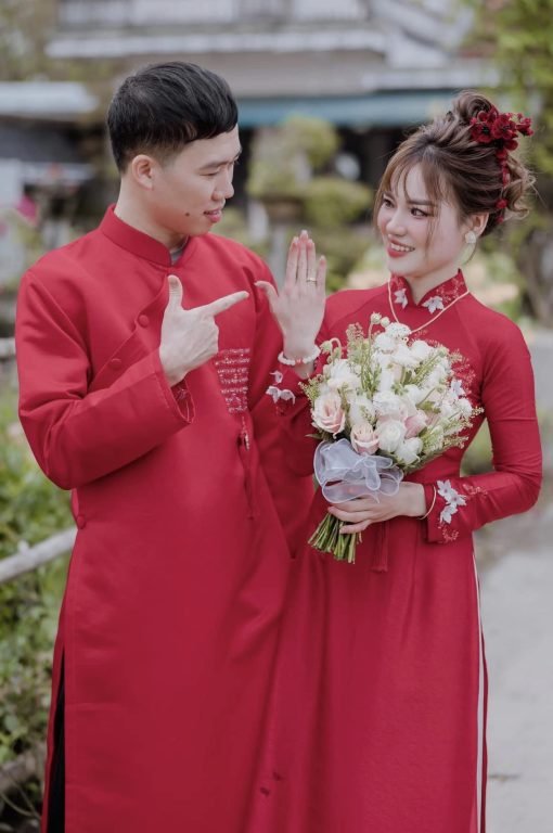 Trâm Hoa Đỏ Đô Nhụy Đen Tua Rua - - Hình ảnh 17