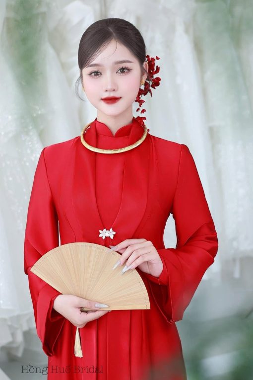 Trâm Hoa Đỏ Đô Nhụy Đen Tua Rua - - Hình ảnh 25