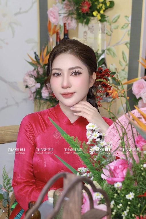 Trâm Hoa Đỏ Đô Nhụy Đen Tua Rua - - Hình ảnh 9