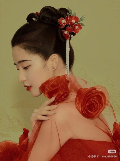 Trâm Hoa Đỏ Tua Rua - - Hình ảnh 2