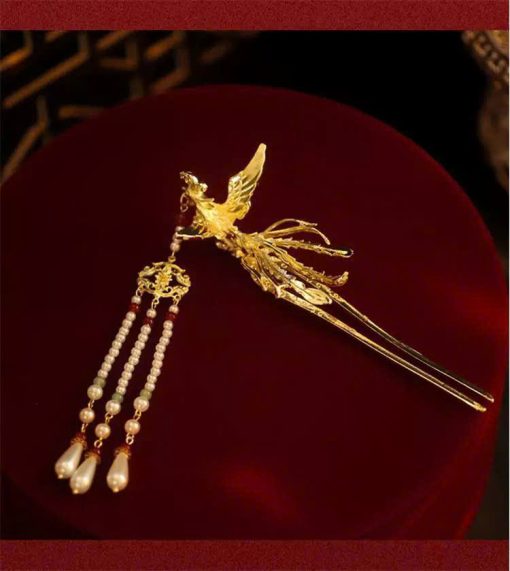 Trâm Phượng Hoàng Tua Rua Ngọc Trai - - Hình ảnh 9