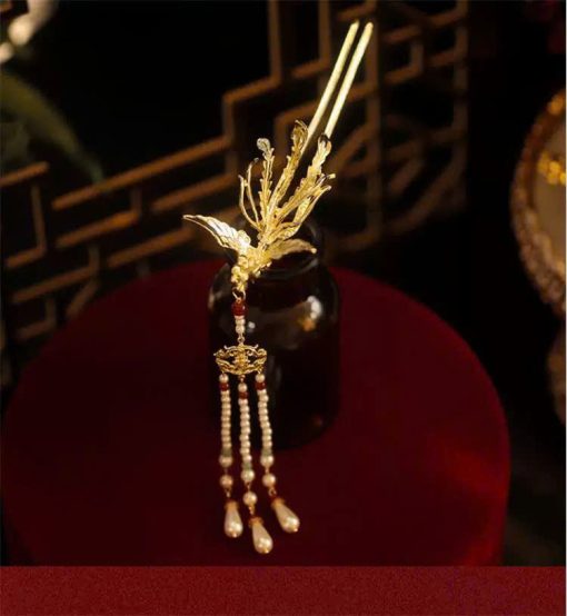 Trâm Phượng Hoàng Tua Rua Ngọc Trai - - Hình ảnh 10
