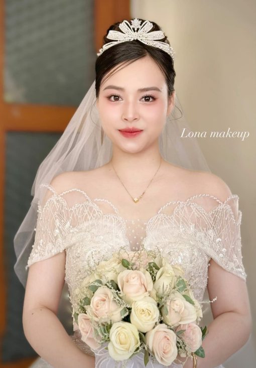 VƯƠNG MIỆN NƠ ĐÍNH NGỌC KẾT ĐÁ ZIRCON - - Hình ảnh 7