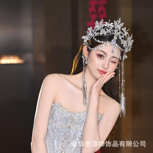 Vương Miện Đá Hồ Điệp 2 Tầng Cao Cấp - Hình ảnh 3