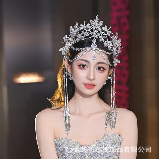 Vương Miện Đá Hồ Điệp 2 Tầng Cao Cấp - Hình ảnh 4