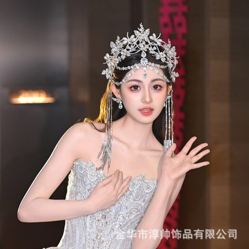 Vương Miện Đá Hồ Điệp 2 Tầng Cao Cấp - Hình ảnh 5