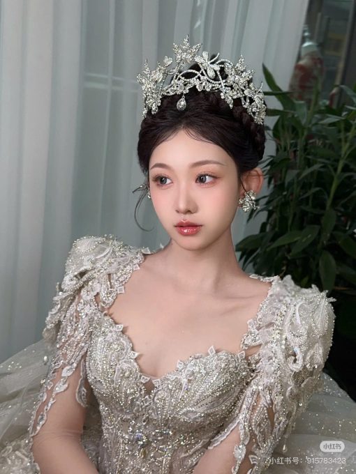 Vương Miện Đá Hồ Điệp 2 Tầng Cao Cấp - Hình ảnh 6