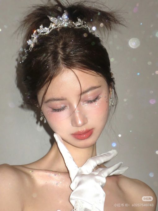 Vương Miện Hồ Điệp Thấp Kèm Bông Tai - - Hình ảnh 10