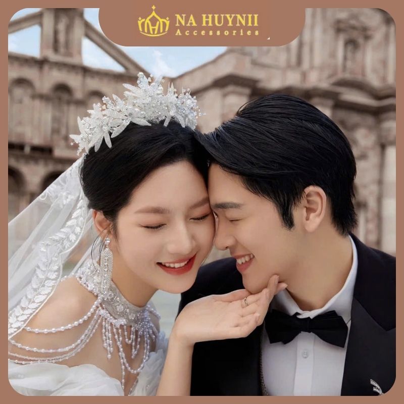 Các mẫu vương miện cô dâu đẹp mắt, độc đáo dành cho nàng lựa chọn