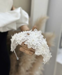 Băng Đô Hoa Ren Cánh Nhọn