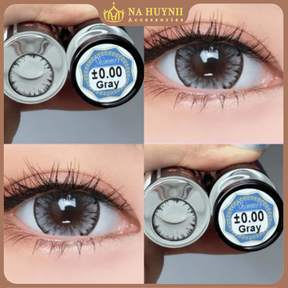 Contact Lens Thái - Shimmer Gray