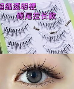 Lông Mi Gân Trong Caisixiu Hộp 5 Cặp - W-29