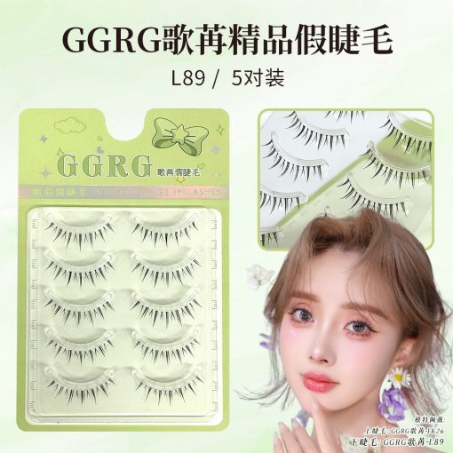 Lông Mi Gân Trong GGRG Hộp 5 Cặp - L89
